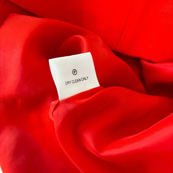 Hobbs London Wool Dress Size 8 Bold Orange Sheath Tailored Mini Career Classic - Picture 15 of 15